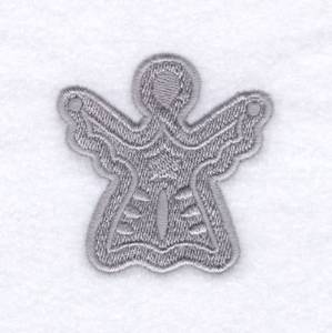 Picture of Angel Shape Filled Machine Embroidery Design