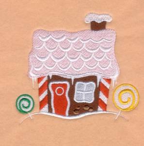 Picture of Gingerbread House Machine Embroidery Design