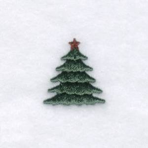 Picture of Christmas Tree Icon Machine Embroidery Design