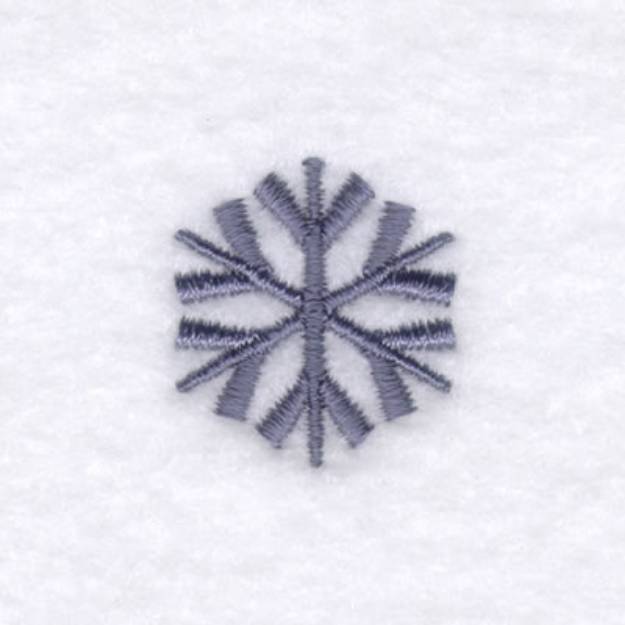 Picture of Snowflake Icon Machine Embroidery Design