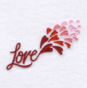 Picture of Love Explosion Machine Embroidery Design
