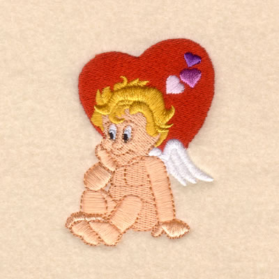 Scheming Cupid Machine Embroidery Design