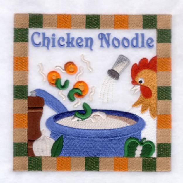 Picture of Chicken Noodle Soup - Large Machine Embroidery Design