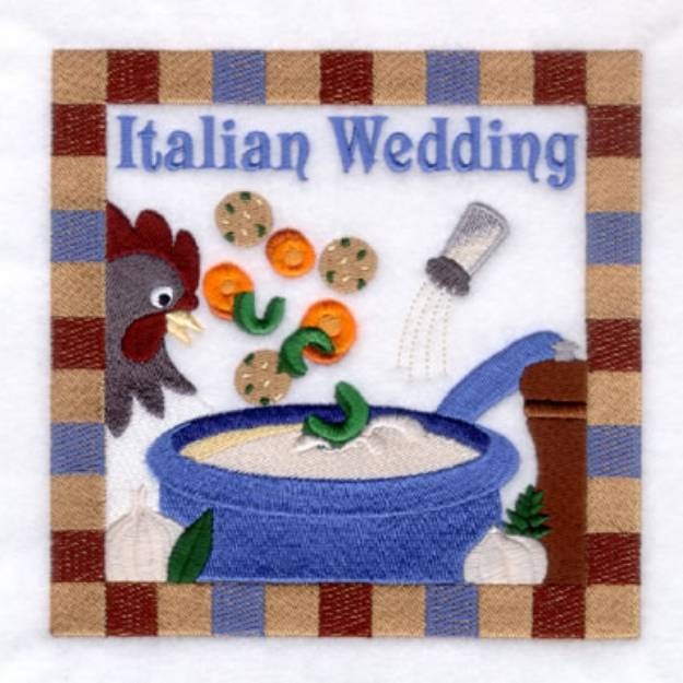 Picture of Italian Wedding Soup - Large Machine Embroidery Design
