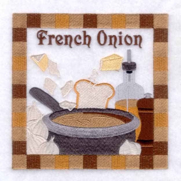Picture of French Onion Soup - Large Machine Embroidery Design