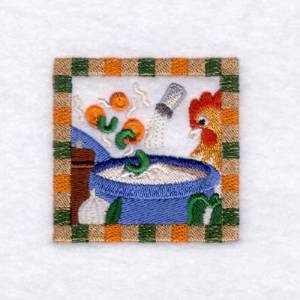 Picture of Chicken Noodle Soup - Small Machine Embroidery Design