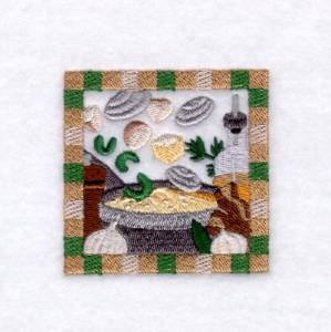 Picture of Clam Chowder - Small Machine Embroidery Design