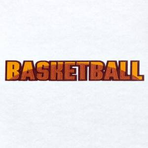 Picture of Basketball with Ball Applique Machine Embroidery Design