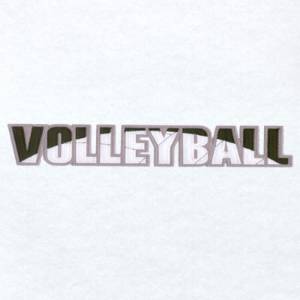 Picture of Volleyball with Ball Applique Machine Embroidery Design