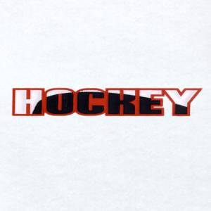 Picture of Hockey with Puck Applique Machine Embroidery Design