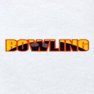 Picture of Bowling with Ball Applique Machine Embroidery Design