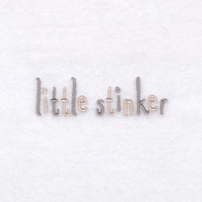 Little Stinker Machine Embroidery Design