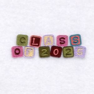Picture of Class of 2025 Machine Embroidery Design