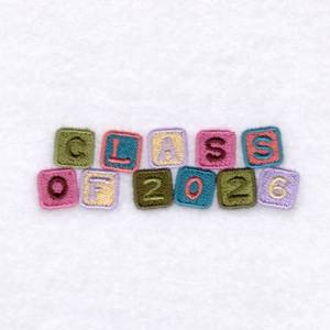 Picture of Class of 2026 Machine Embroidery Design