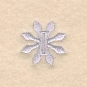 Picture of Flake Buttonhole 1/2 Inch  #7 Machine Embroidery Design