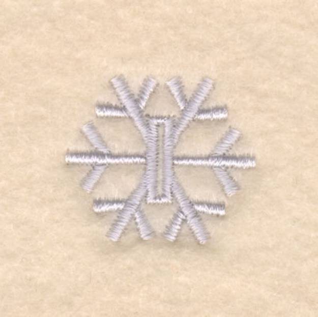 Picture of Flake Buttonhole 1/2 Inch  #10 Machine Embroidery Design
