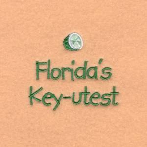 Picture of Floridas Baby Phrase Machine Embroidery Design