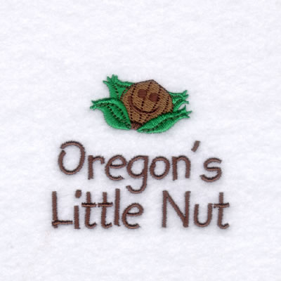 Oregons Baby Phrase Machine Embroidery Design