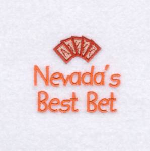 Picture of Nevadas Baby Phrase Machine Embroidery Design