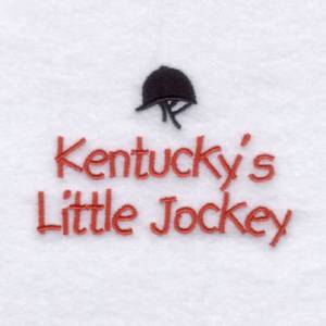 Picture of Kentuckys Baby Phrase Machine Embroidery Design