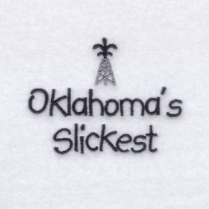 Picture of Oklahomas Baby Phrase Machine Embroidery Design