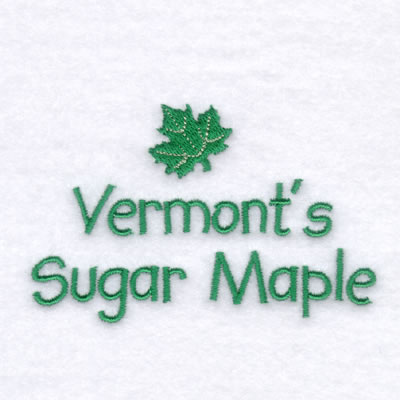 Vermonts Baby Phrase Machine Embroidery Design