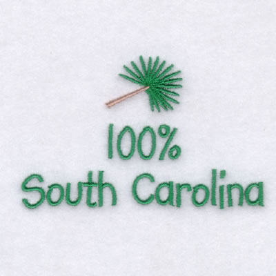 South Carolinas Baby Phrase Machine Embroidery Design
