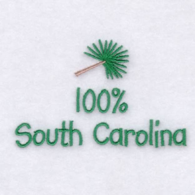 Picture of South Carolinas Baby Phrase Machine Embroidery Design