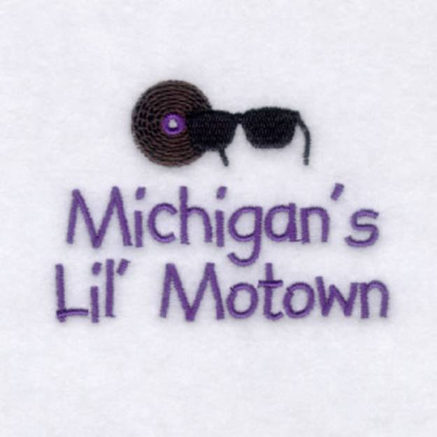Picture of Michigans Baby Phrase Machine Embroidery Design