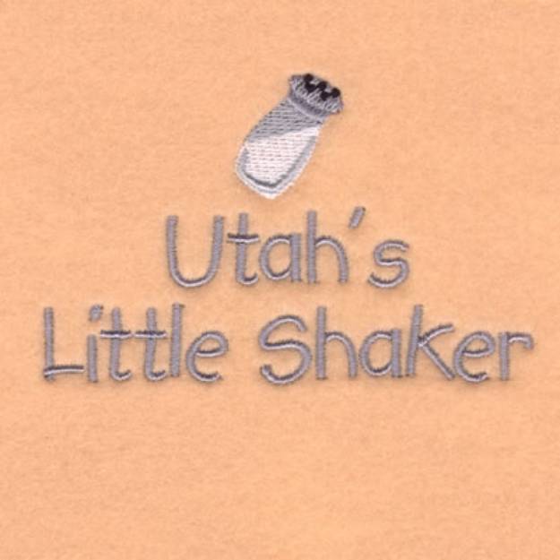 Picture of Utahs Baby Phrase Machine Embroidery Design