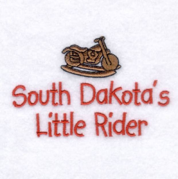 Picture of South Dakotas Baby Phrase Machine Embroidery Design