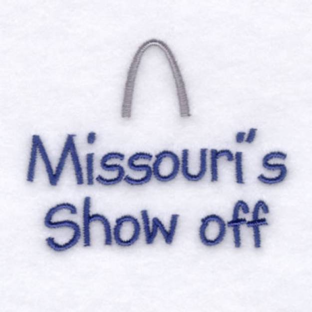 Picture of Missouris Baby Phrase Machine Embroidery Design