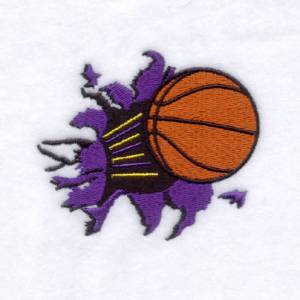 Picture of Basketball Blast Machine Embroidery Design
