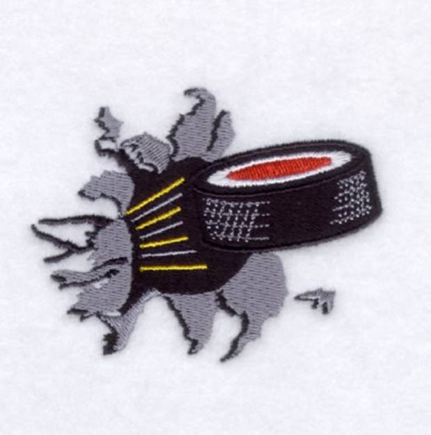 Picture of Hockey Blast Machine Embroidery Design