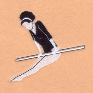 Picture of Gymnast #1 Machine Embroidery Design