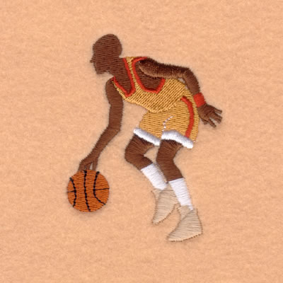 Basketball Player #2 Machine Embroidery Design