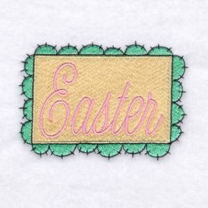 Picture of Country Easter Card Machine Embroidery Design