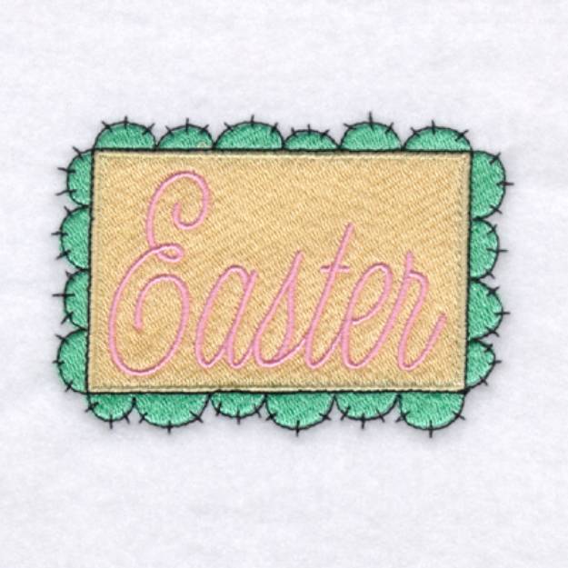 Picture of Country Easter Card Machine Embroidery Design