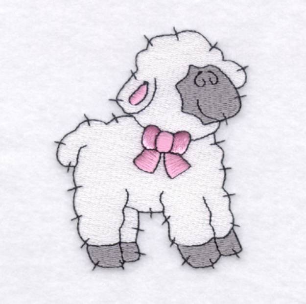Picture of Country Lamb Machine Embroidery Design
