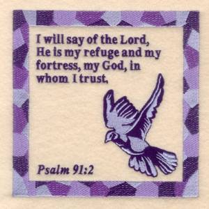 Picture of Psalm 91 2 Machine Embroidery Design