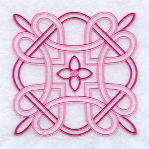 Picture of Celtic Hearts Quilt Pattern Machine Embroidery Design