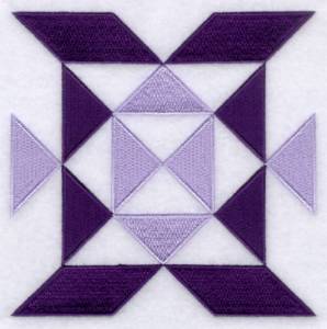 Picture of Triangular Quilt Pattern Machine Embroidery Design