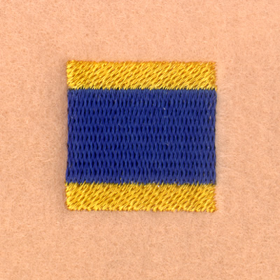 Nautical Flag "D" Machine Embroidery Design