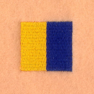 Nautical Flag "K" Machine Embroidery Design