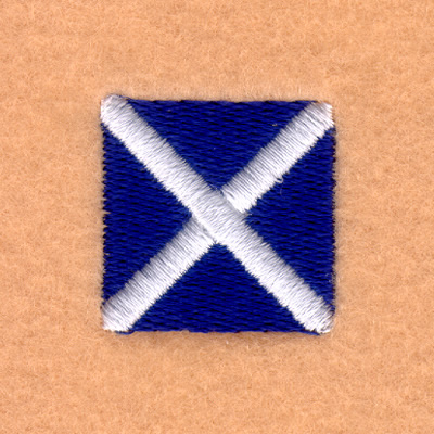 Nautical Flag "M" Machine Embroidery Design