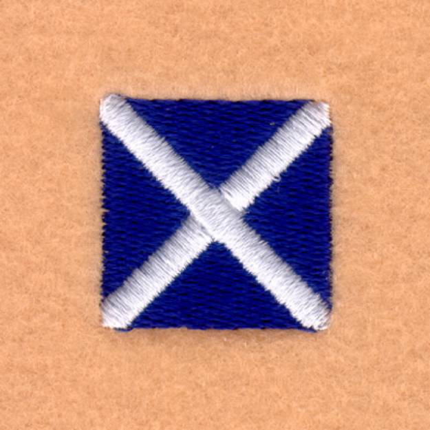 Picture of Nautical Flag "M" Machine Embroidery Design