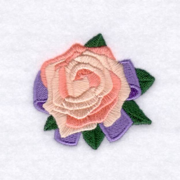 Picture of Rose Corsage Machine Embroidery Design