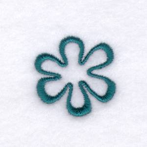 Picture of Flower Accent #4 Machine Embroidery Design