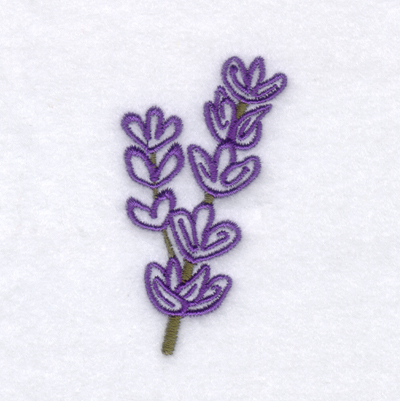 Lavender Swirl Machine Embroidery Design