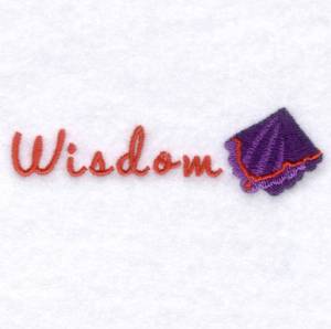 Picture of Red Hat Wisdom Machine Embroidery Design